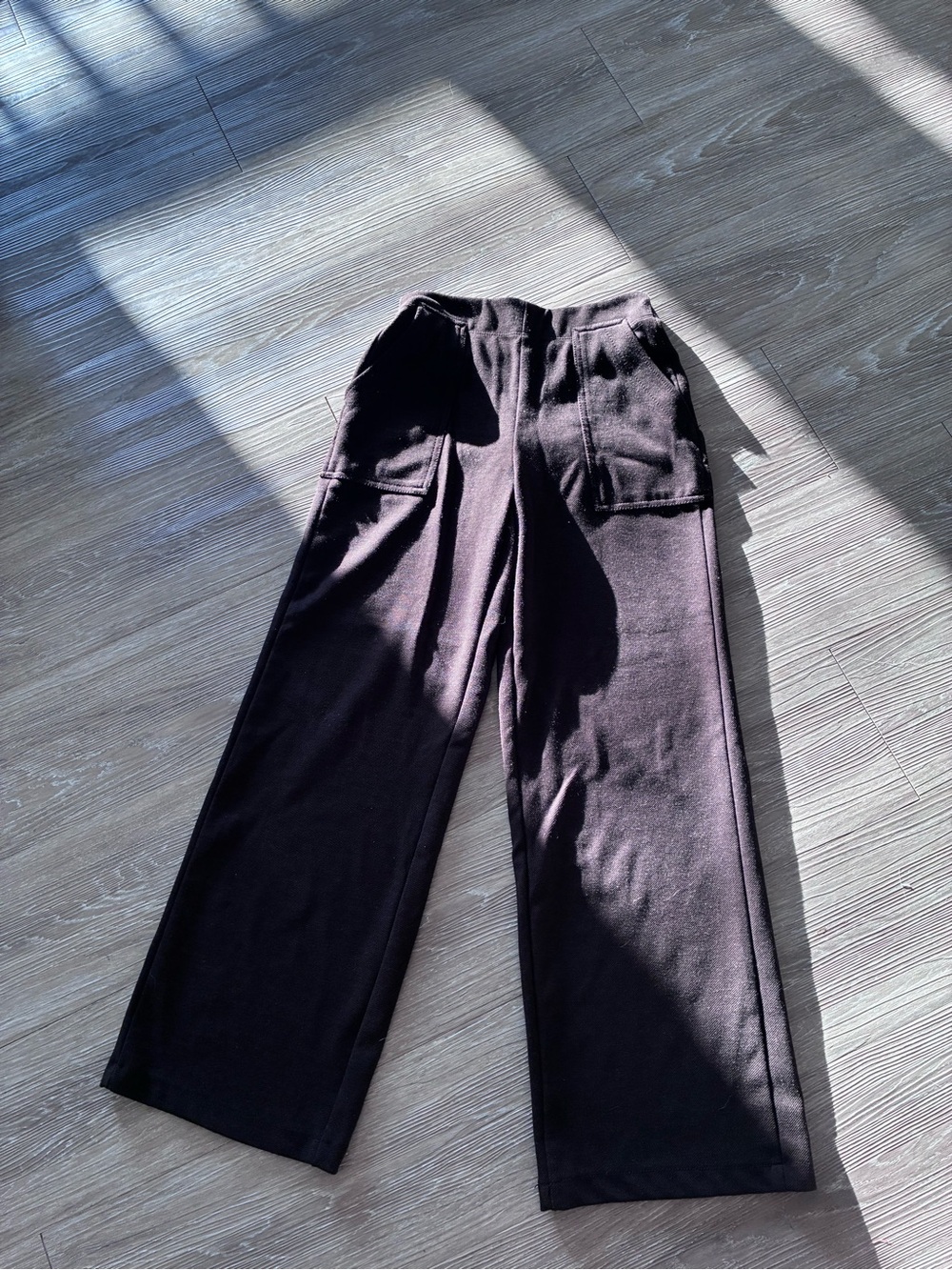 Wide Leg Women's Pants in Dark Brown